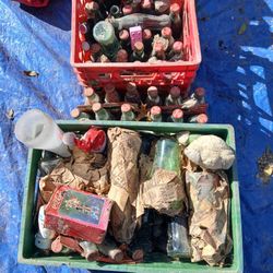 Coke Bottles Cups & Misc