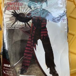 Halloween Twisted Jester Costume 