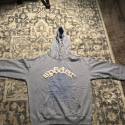 Sky Blue Sp5der/Spider Hoodie