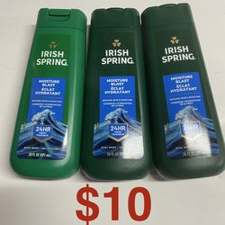 Irish Spring Moisture Blast Body Wash Bundle
