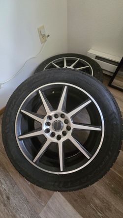 Two Rines with Tires 205/55R16