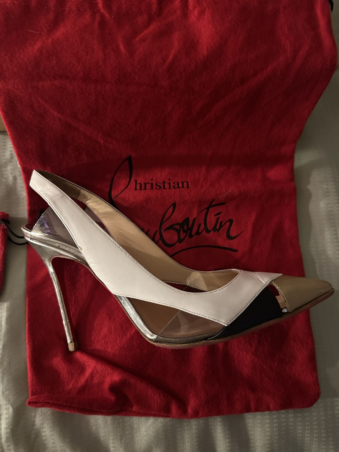 Christian Louboutin Sling Back RARE 