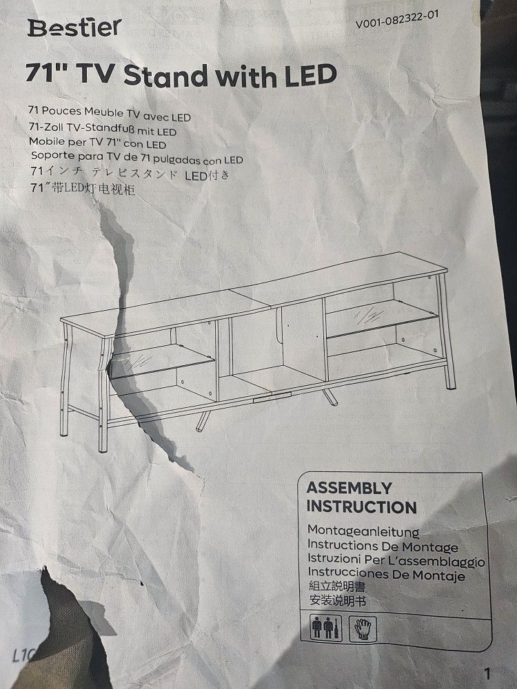 Brand New LED 71 inch TV Stand Very Nice