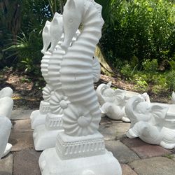 Concrete Sea Horse