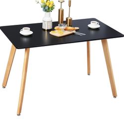 NEW！！！GreenForest Dining Table Modern Kitchen Table - Black