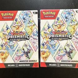 Pokemon Prismatic Evolutions Booster Bundle