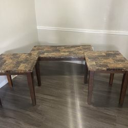 Coffee Table And Two End Tables