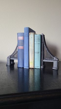 Restoration Hardware Golden Gate Bridge Heavy Duty Cast Iron Bookends