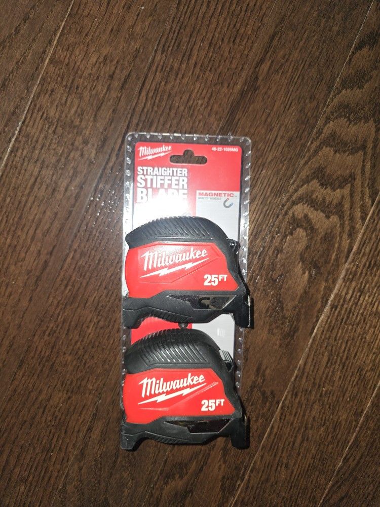 
Milwaukee
25 ft. Compact Magnetic Tape Measure (2-Pack)