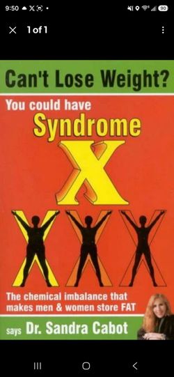Can't Lose Weight? You Could Have Syndrome X : The Chemical Imba