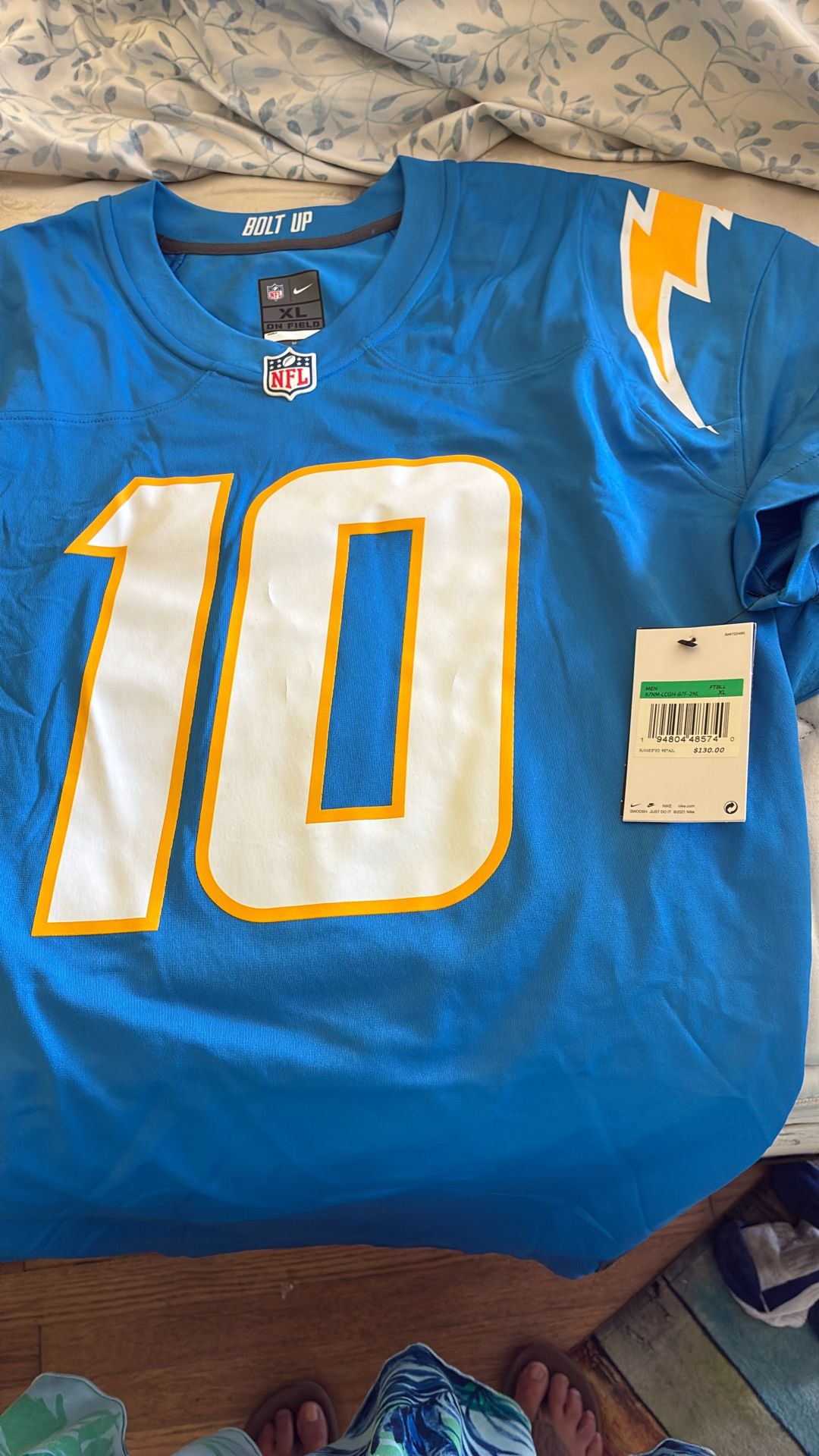 Chargers-Herbert Jersey