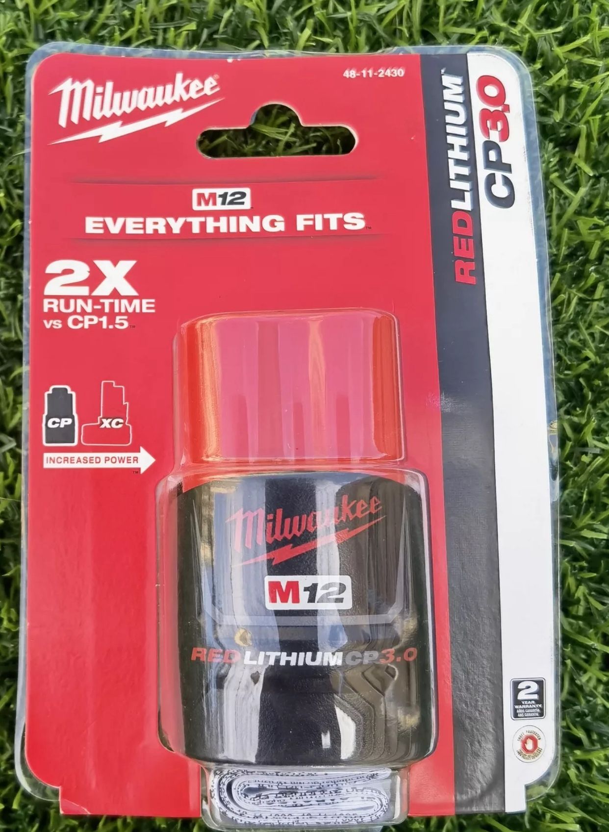 Milwaukee New 3CP Battery 12M 