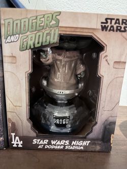 LA Dodgers Grogu Star Wars Night Bobblehead