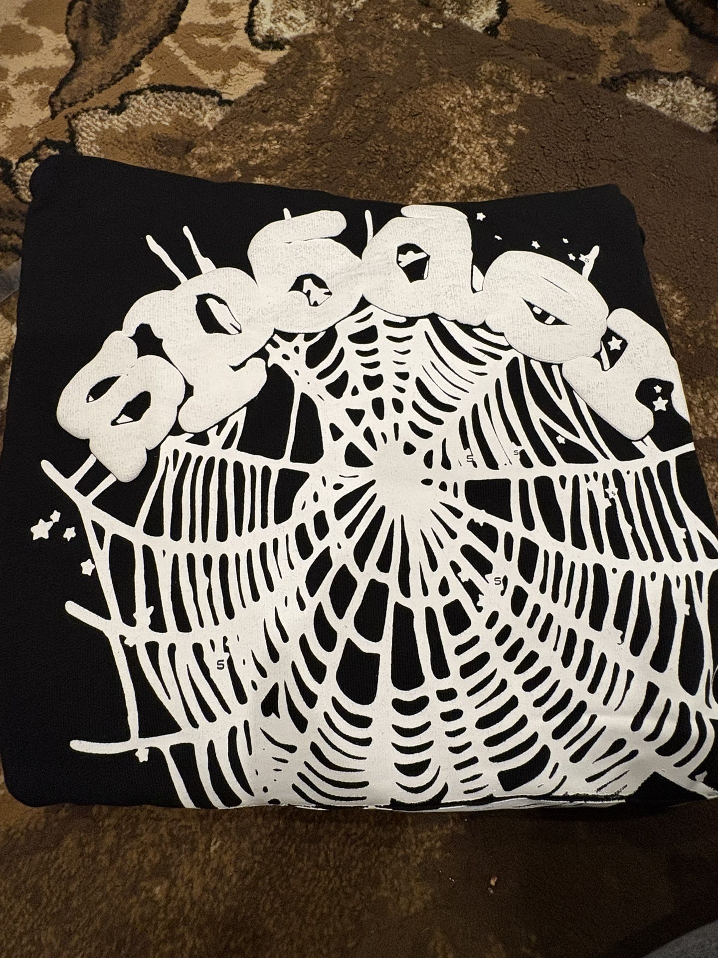Spider Hoodie Black Size Small