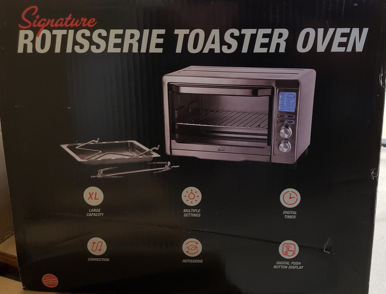 Brand New! Hamilton Beach Sure Crisp Air Fryer Toaster Oven with Rotisserie  (SEE ALL 6 PHOTOS) for Sale in Sacramento, CA - OfferUp