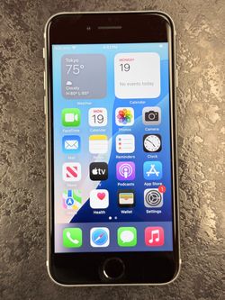 Apple iPhone SE 2nd Gen 2020 64GB White Unlocked 77% Battery Health