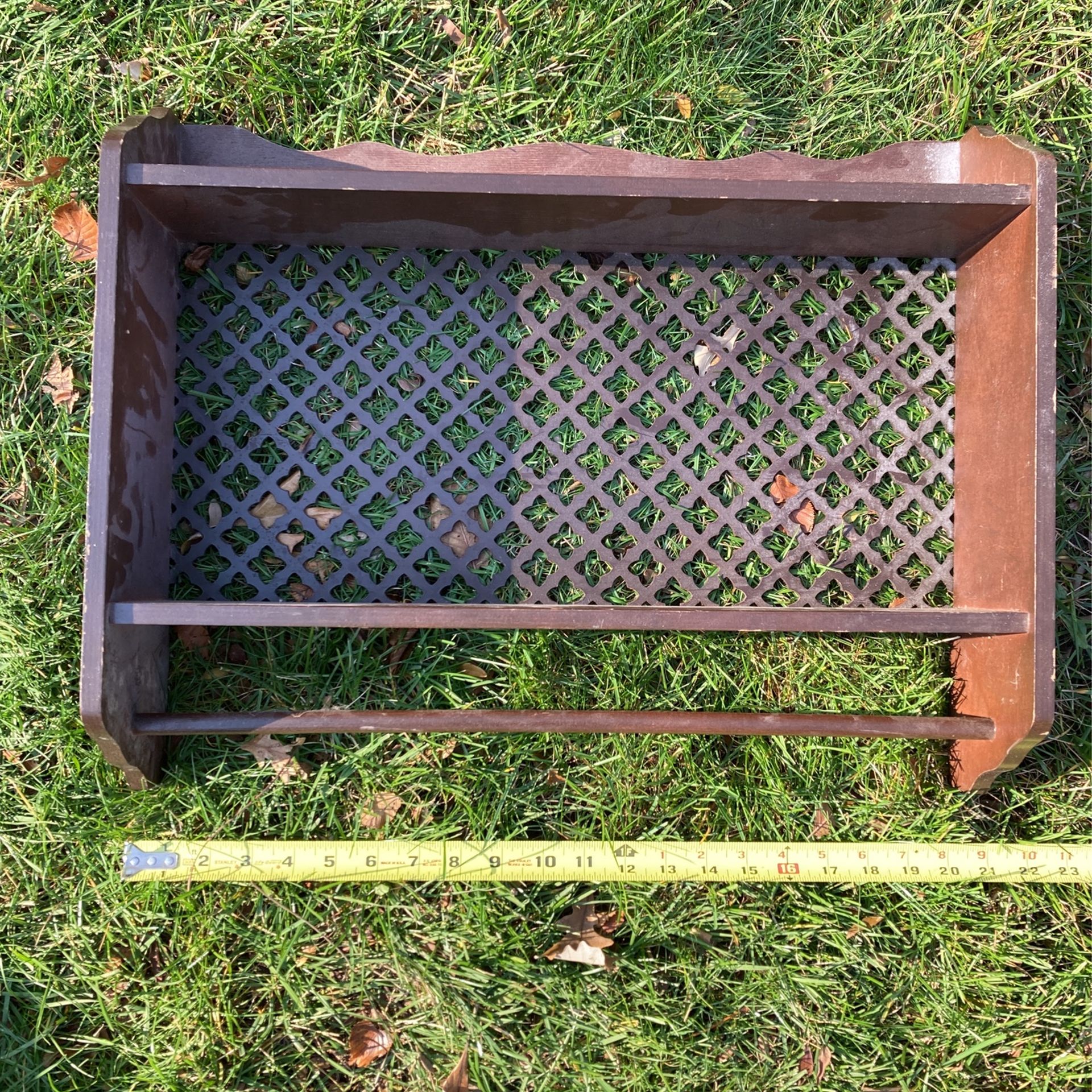 Vintage Postal Shelf And Key Holder Set Of 2 Shelves