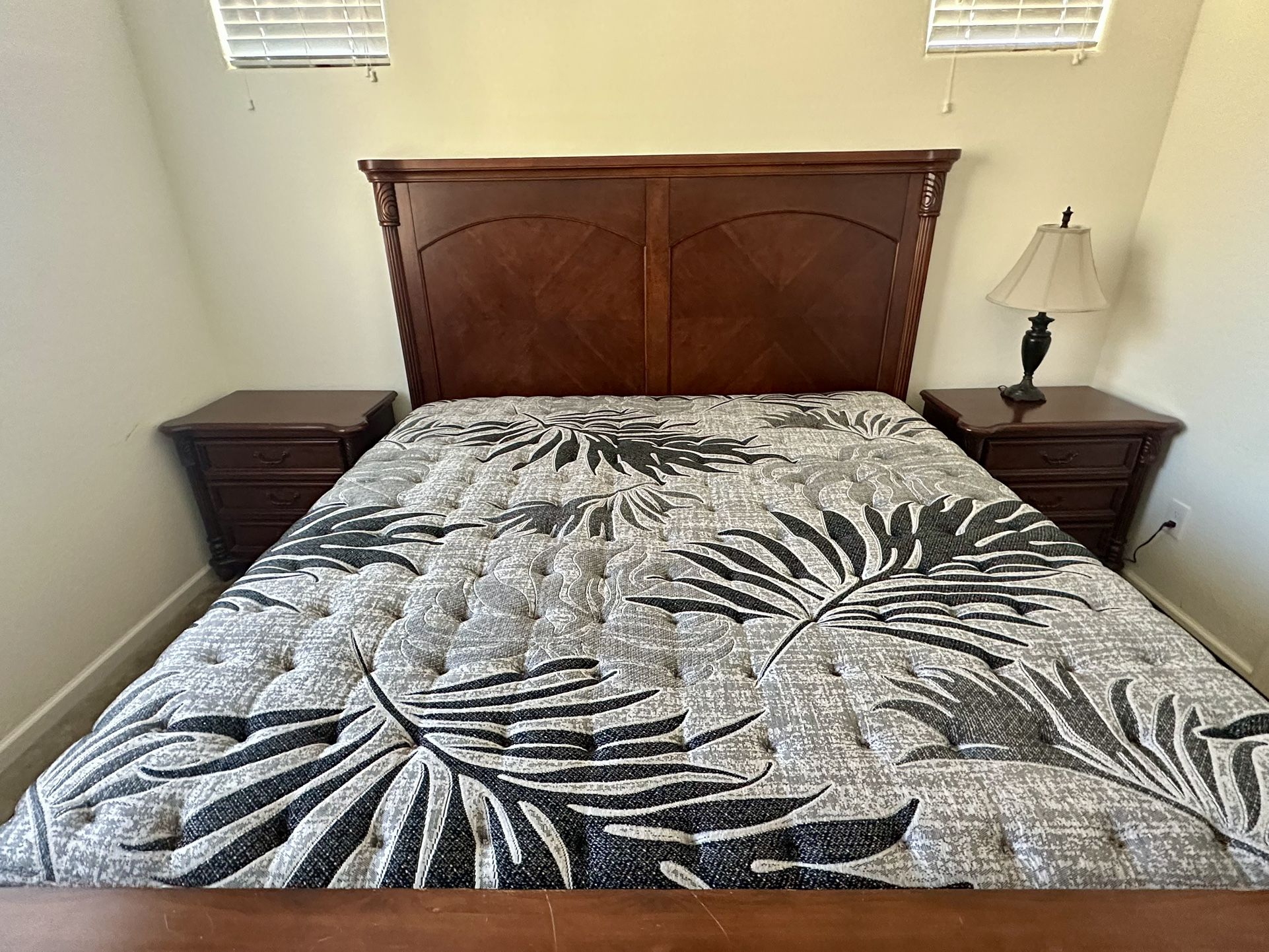 5 Piece Bedroom Set W/ Mattress & Box spring