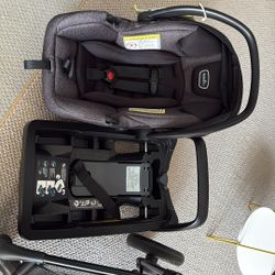 Evenflo Pivot Modular Travel System With LiteMax Infant Car Seat With Anti-rebound Bar 