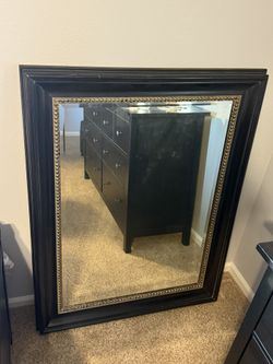 Wood Frame Wall Mirror