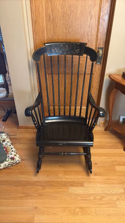 Solid wood rocking chair