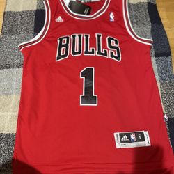 D Rose Bulls Jersey 