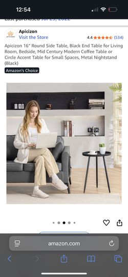 MOVE OUT SALE Little Black Table