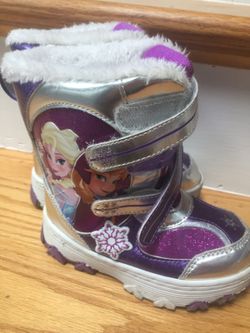 Girls Frozen Boots size 9 Elsa Boots Anna boots Disney boots