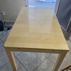 Solid Wood Dining Table - 57" × 33" x 30"