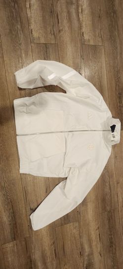 Adidas White Full-Zip Track Jacket size S
