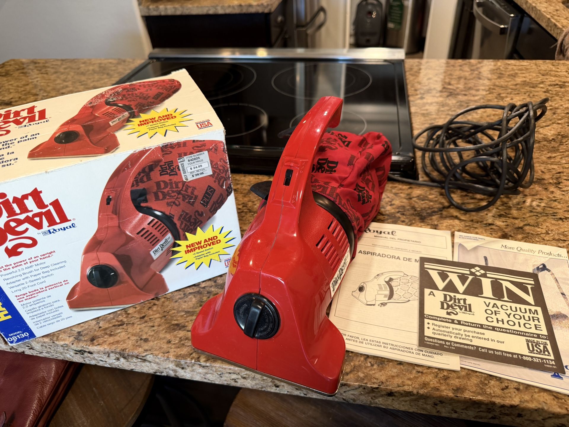 Dirt Devil By Royal Hand Vac Plus Vacuum Like New