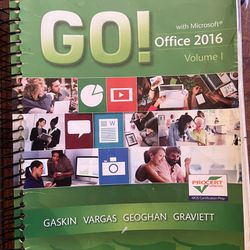 Microsoft Office 2016  Go Volume 1