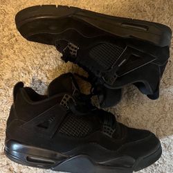 black cat jordan 4 size 12