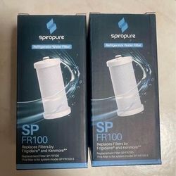 Spiropure SP FR100 Frigidaire & Kenmore Water Filter New Set of 2 Bundle