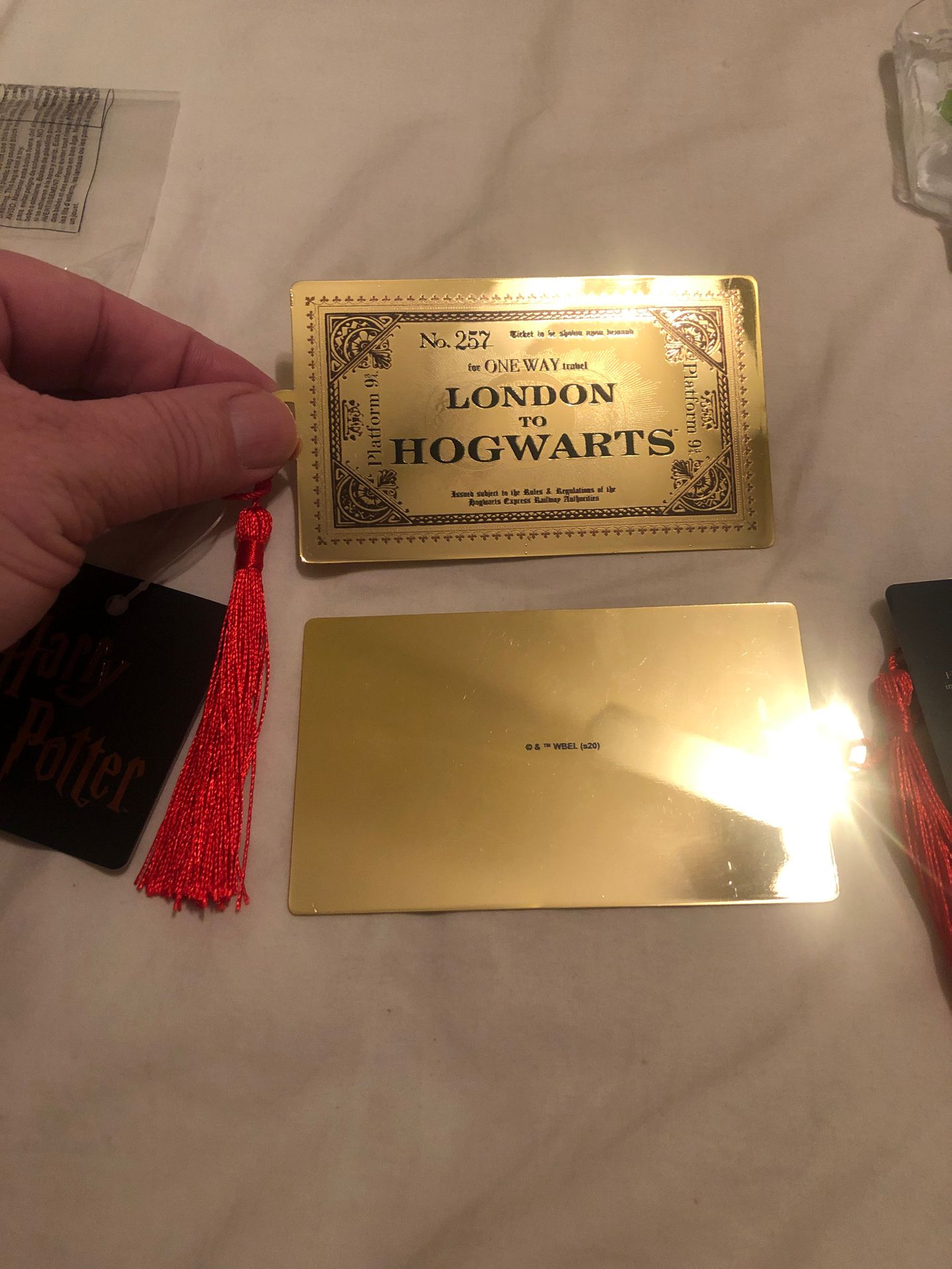Harry Potter bookmark $4 each