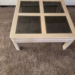Coffee table, white wash