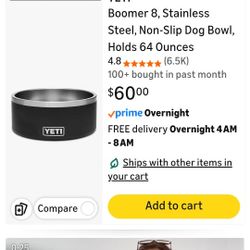 Yeti Cat & Dog Bowls 1/2 Price