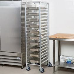 Cafe Closing - Regency 20 Pan Aluminum Steam Table Pan Rack