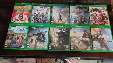 Lot of 10 Xbox One Games