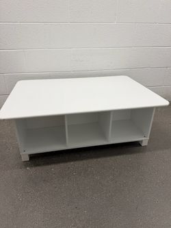 Kids Crafts table with storage