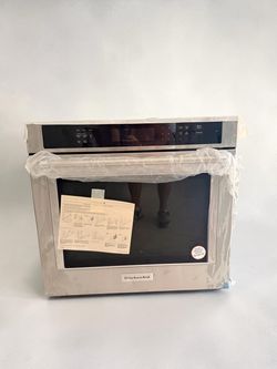 KitchenAid 30 in. Single Stainless Steel Electric Wall Oven with Convection Self-Cleaning