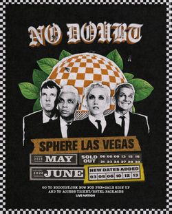 No Doubt Vegas Tickets (4) May 13
