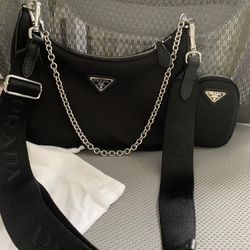 Prada 3-in-1 Chain Crossbody Bag