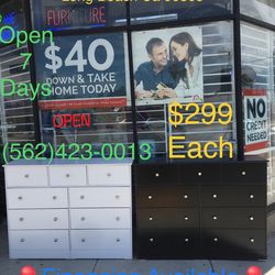 Dresser 9 Drawers In Any Color New-SIZE-56W-16D-43H