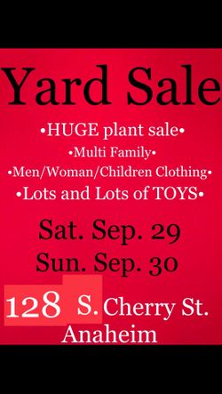 Yard Sale
