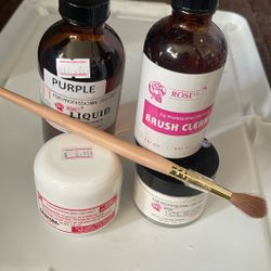 Purple Liquid Monomer Acrylic Nail Kit