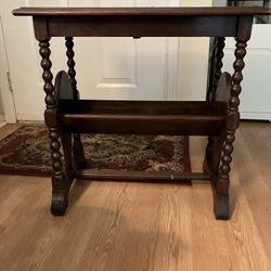 Wooden End Table