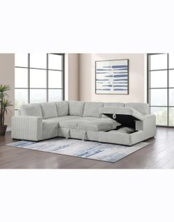 Sectional Pullout Bed Couch Sofa 
