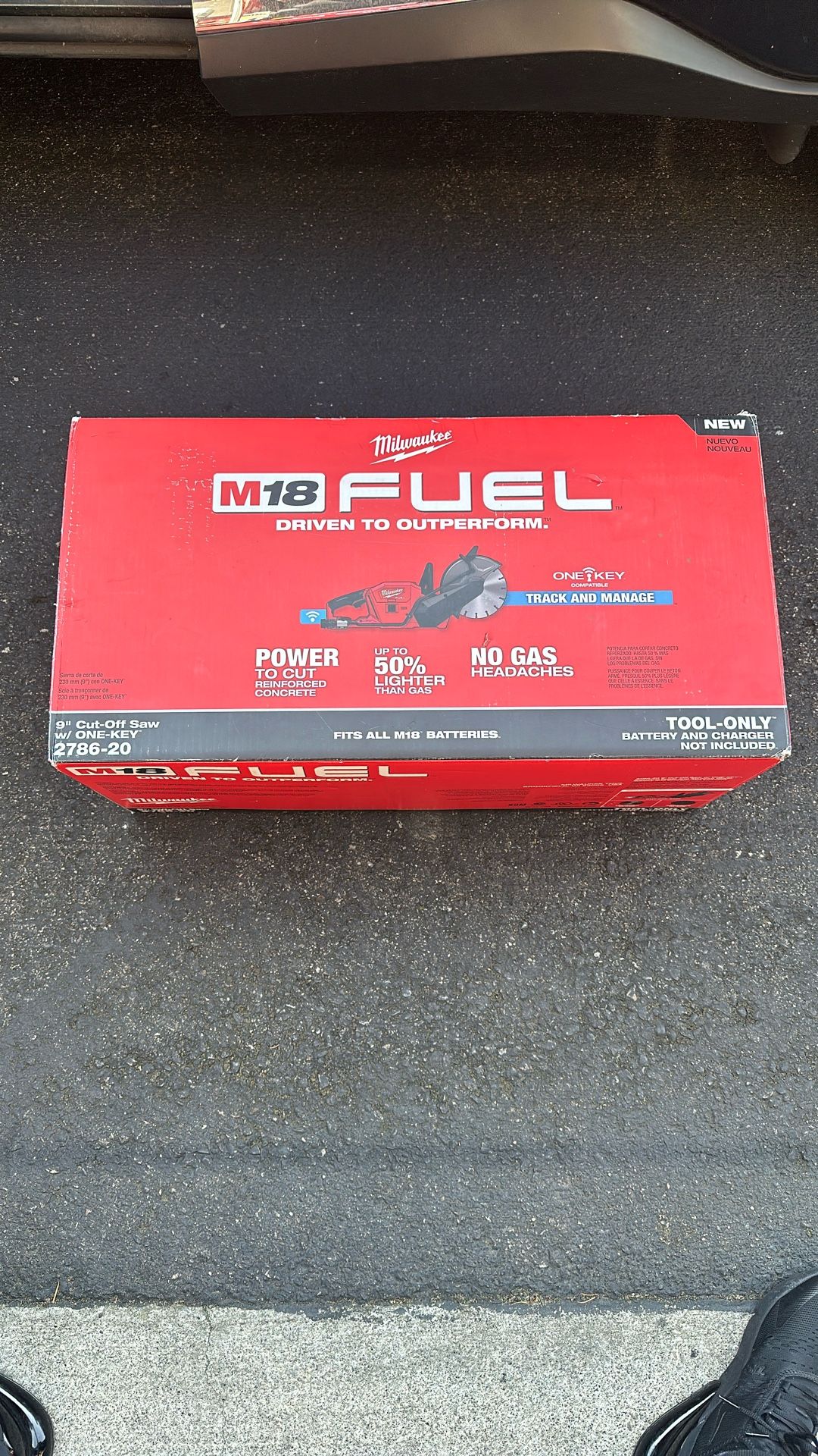 Milwaukee Fuel 9” Cut Off Saw W/ One-key