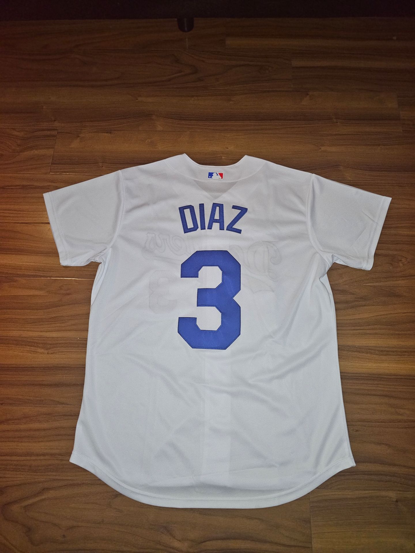 Dodgers Mens Diaz White Jerseys $50ea Firm S M L Xl 2x 3x